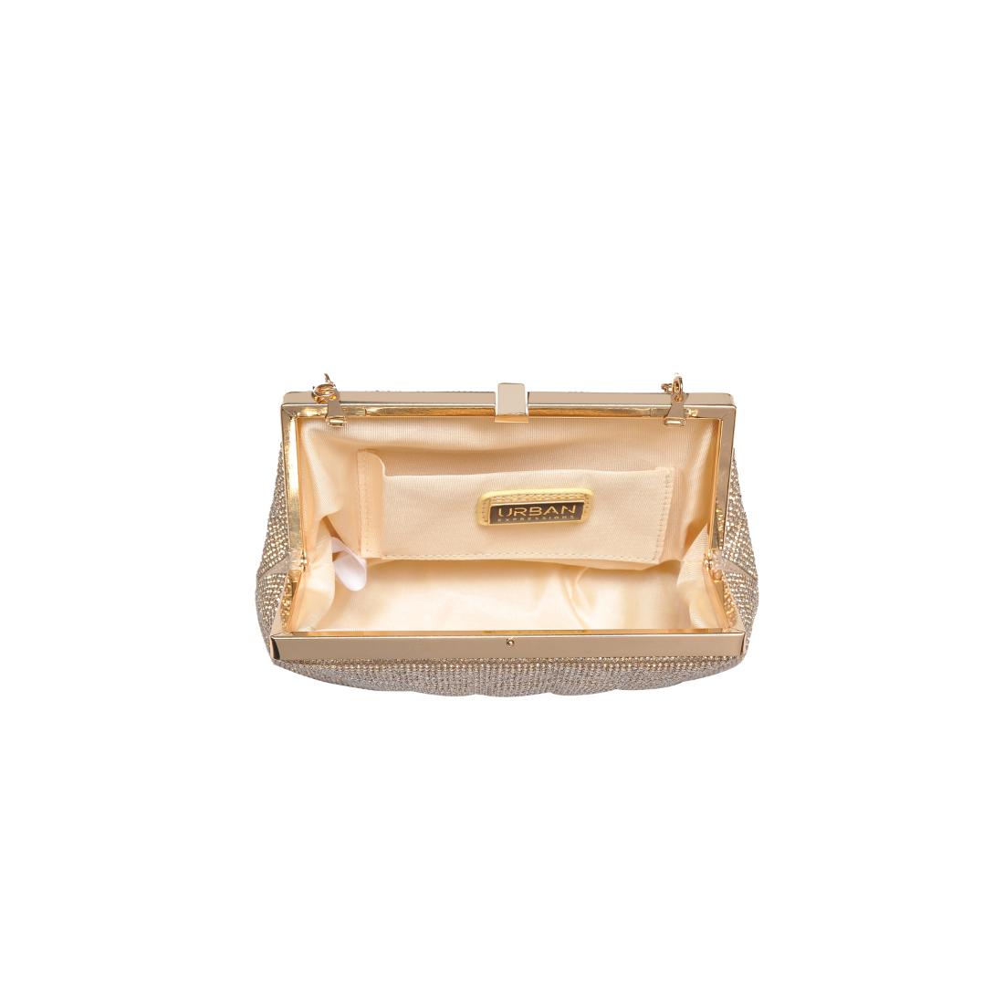 Product Image of Urban Expressions Karla Evening Bag 840611198730 View 8 | Gold