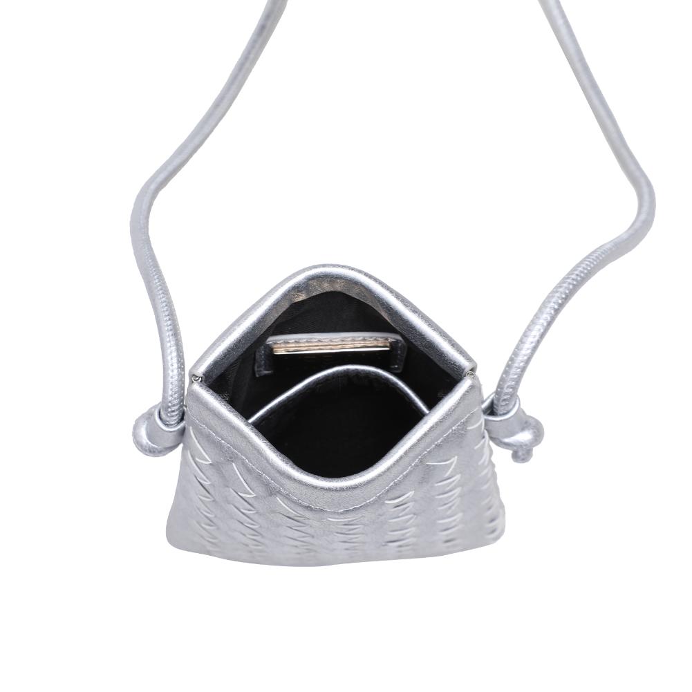 Product Image of Urban Expressions Jackie Crossbody 840611141989 View 8 | Silver