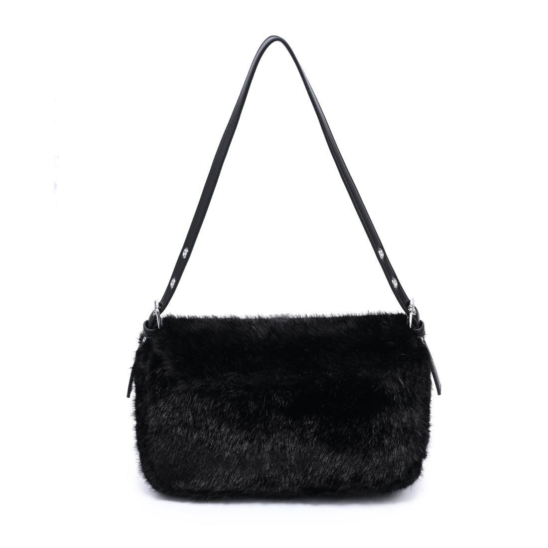 Urban Expressions Beverly - Faux Fur Crossbody 840504212475 View 7 | Black