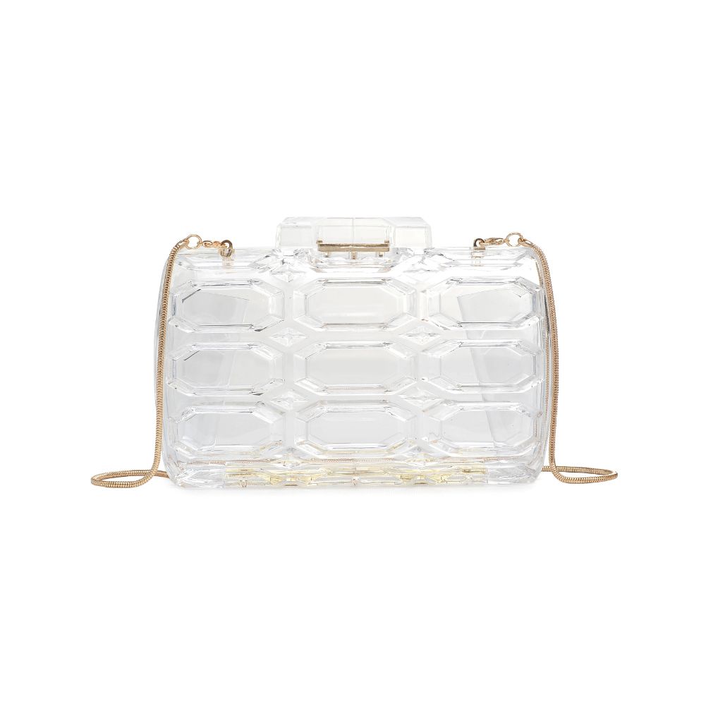 Product Image of Urban Expressions Rexha Evening Bag 840611171665 View 7 | Clear