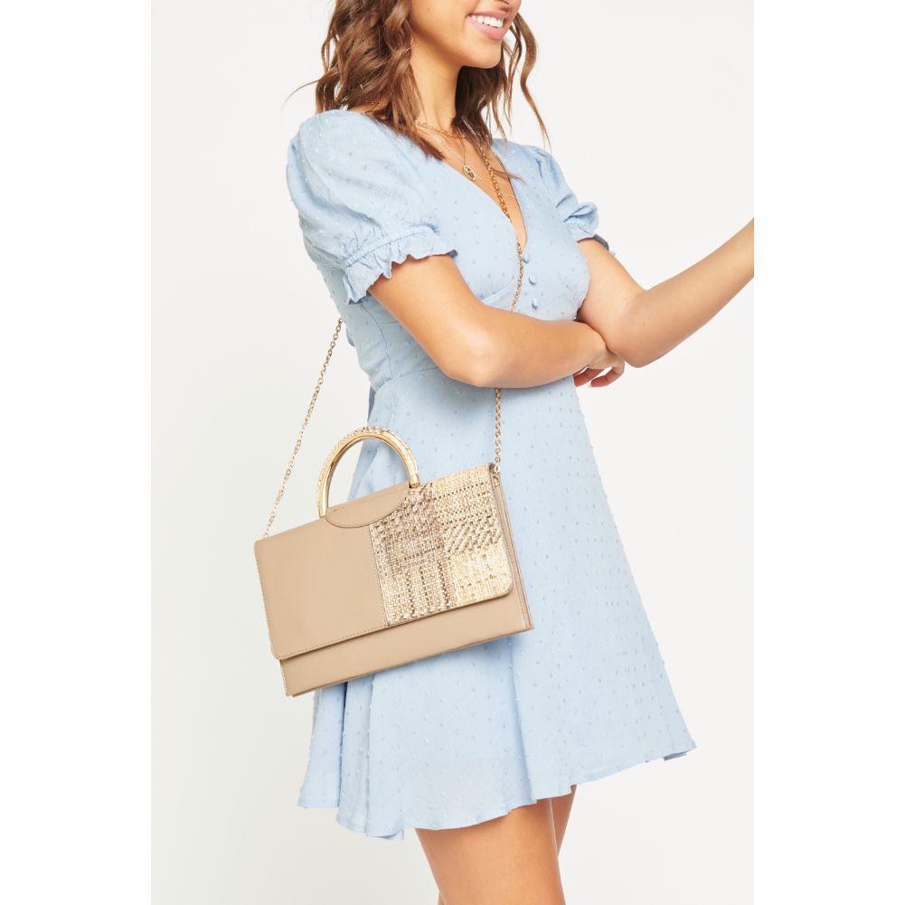 Woman wearing Natural Urban Expressions Rumi Clutch 840611170736 View 1 | Natural
