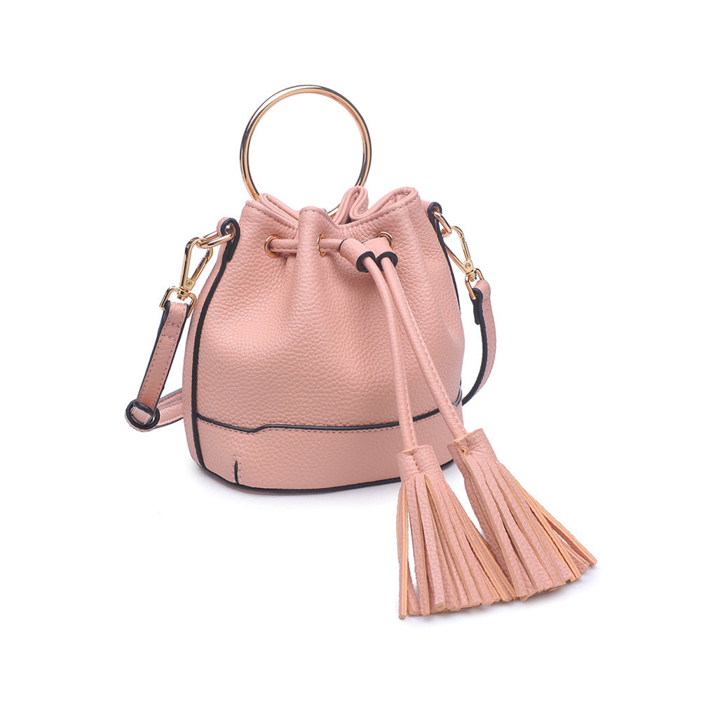 Woman wearing Pink Urban Expressions Ziggy Crossbody 840611142634 View 6 | Pink