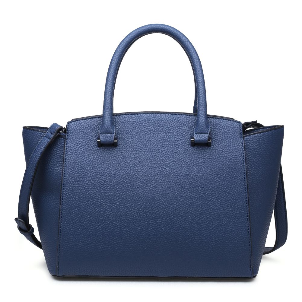 Woman wearing Blue Urban Expressions Langley Satchel NA-840611161956 View 5 | Blue