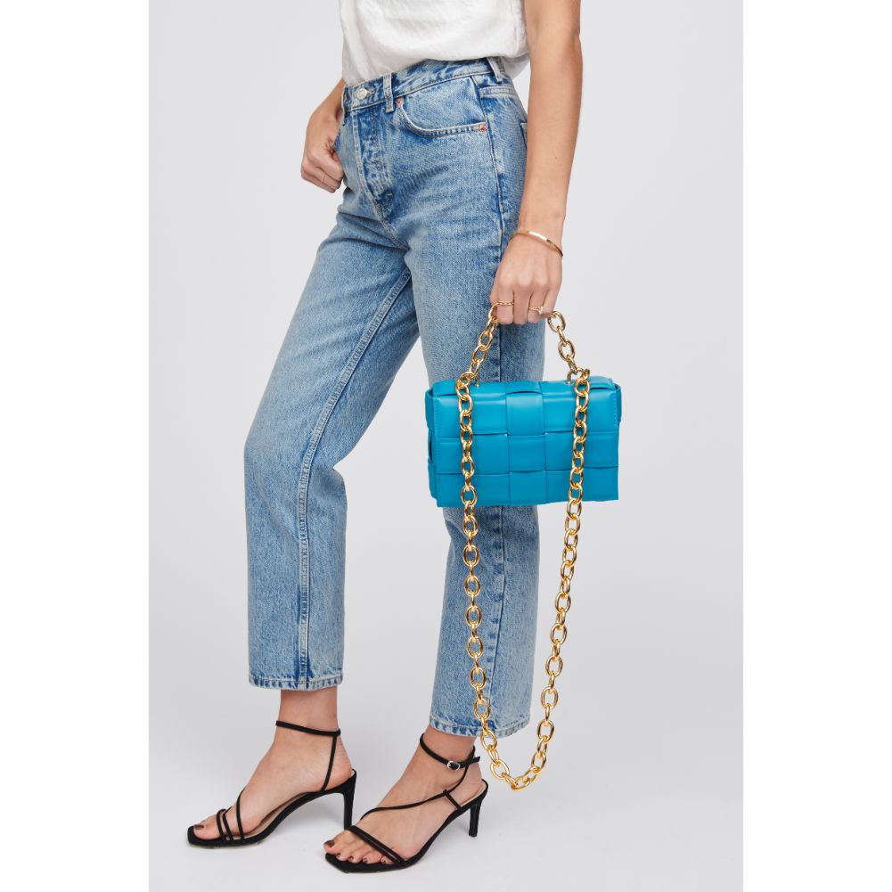 Woman wearing Ocean Urban Expressions Ines Crossbody 818209015066 View 4 | Ocean