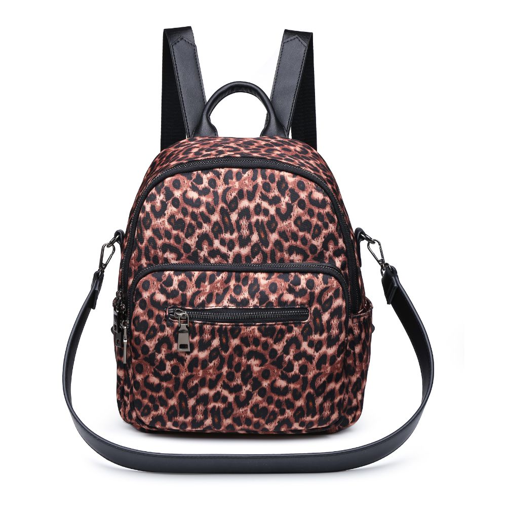 Product Image of Urban Expressions Ariana Backpack 840611163516 View 1 | Leopard