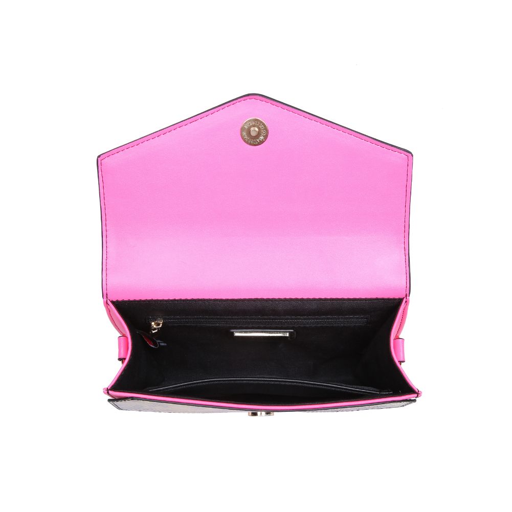 Woman wearing Neon Pink Urban Expressions Adea Crossbody NA-840611167040 View 9 | Neon Pink