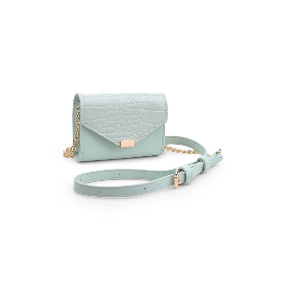 Product Image of Urban Expressions Jasmine - Croc Crossbody 840611171238 View 2 | Pistachio