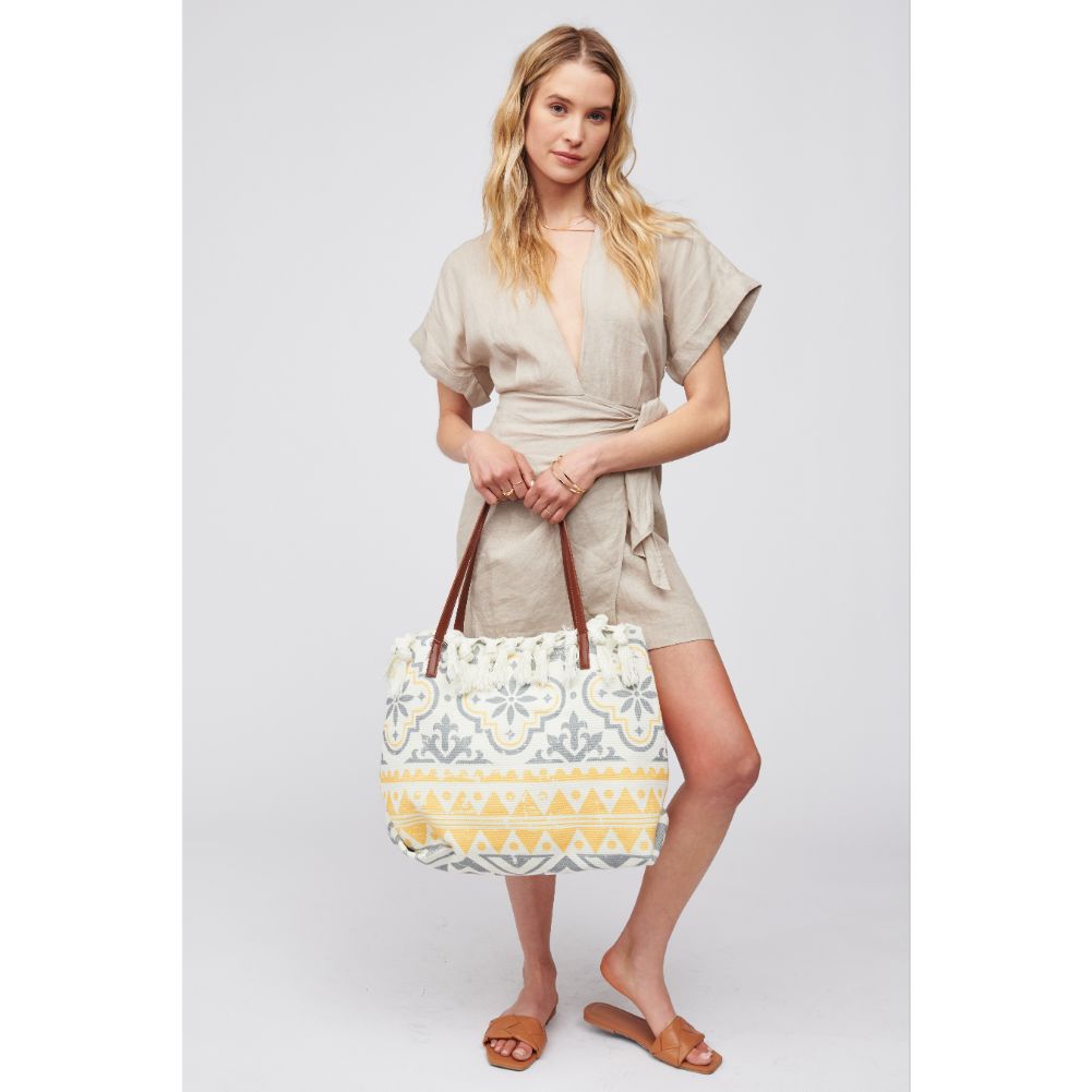 Woman wearing Grey Urban Expressions Lupita Tote 818209017978 View 3 | Grey