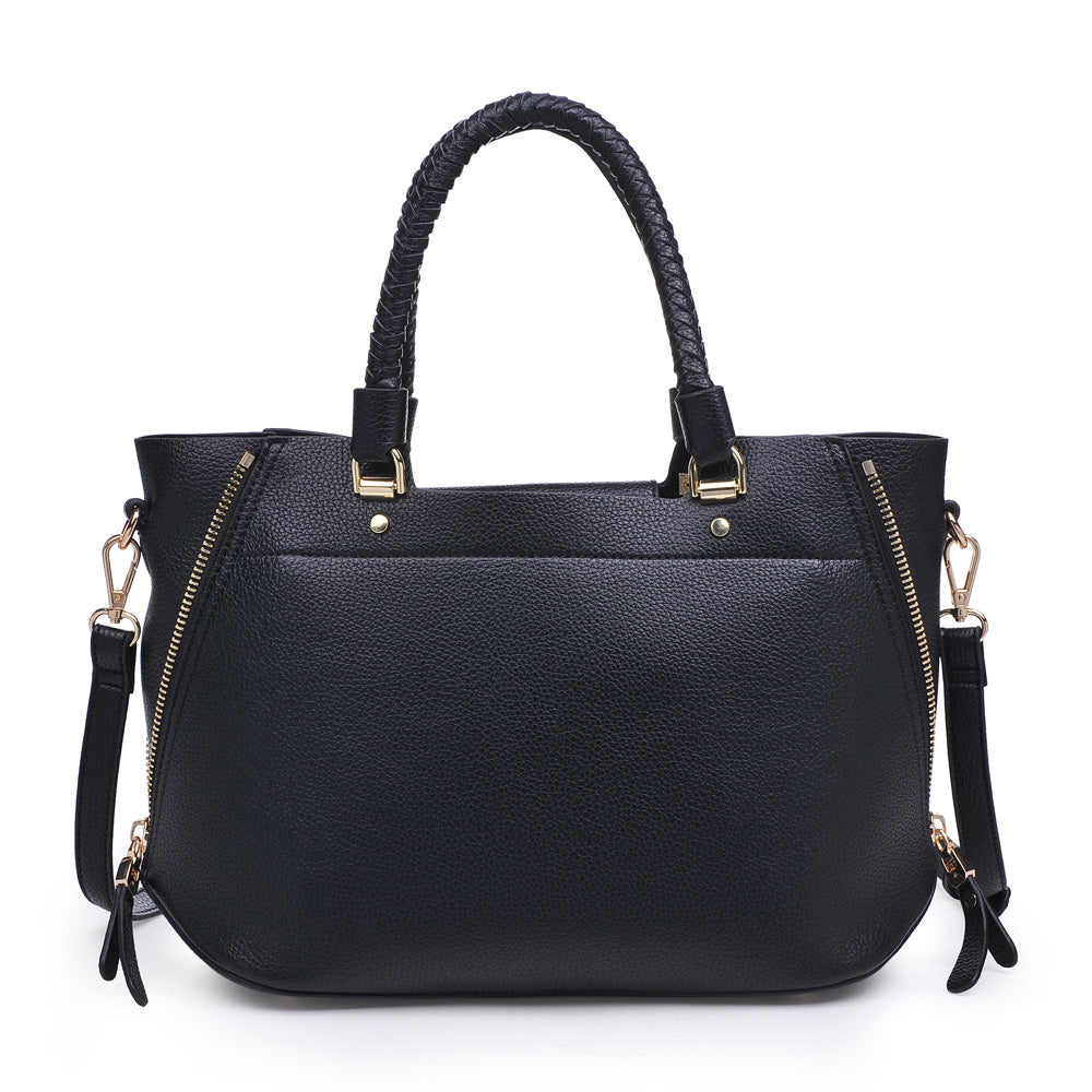 Product Image of Urban Expressions Phoenix Satchel NA-840611158529 View 3 | Black