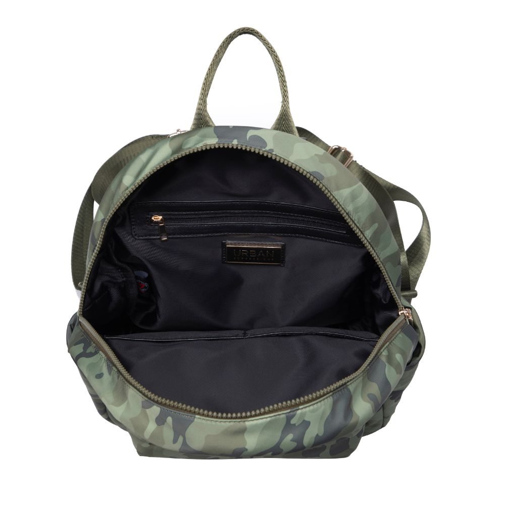 Product Image of Urban Expressions Aiden Backpack 840611180735 View 8 | Green Camo
