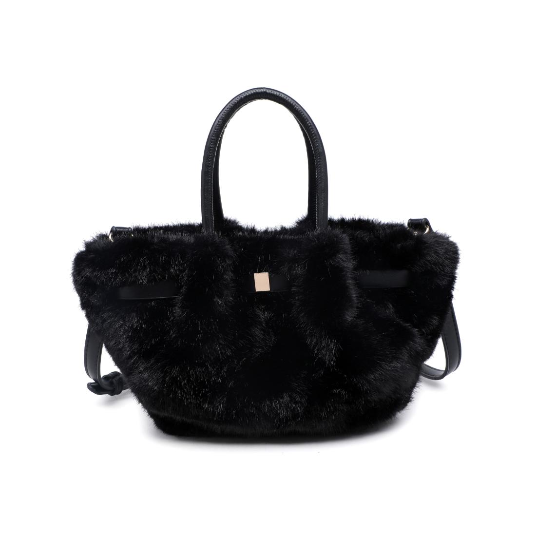 Urban Expressions Frostine - Faux Fur Crossbody 840504211089 View 1 | Black
