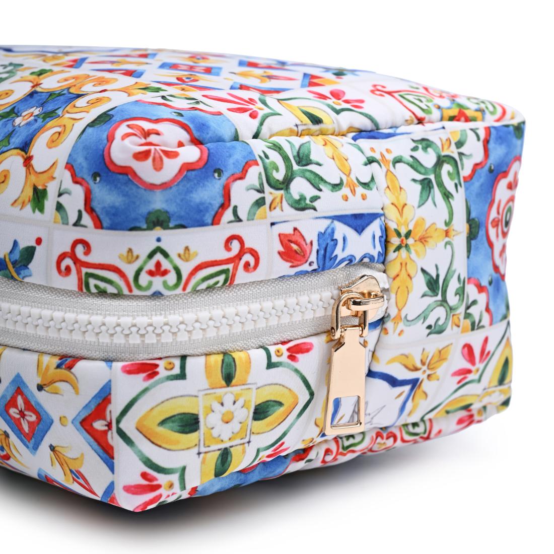 Urban Essentials Amalfi Escape Cosmetic & Travel Organizer Pouch 840504207389 View 8 | Sorrento