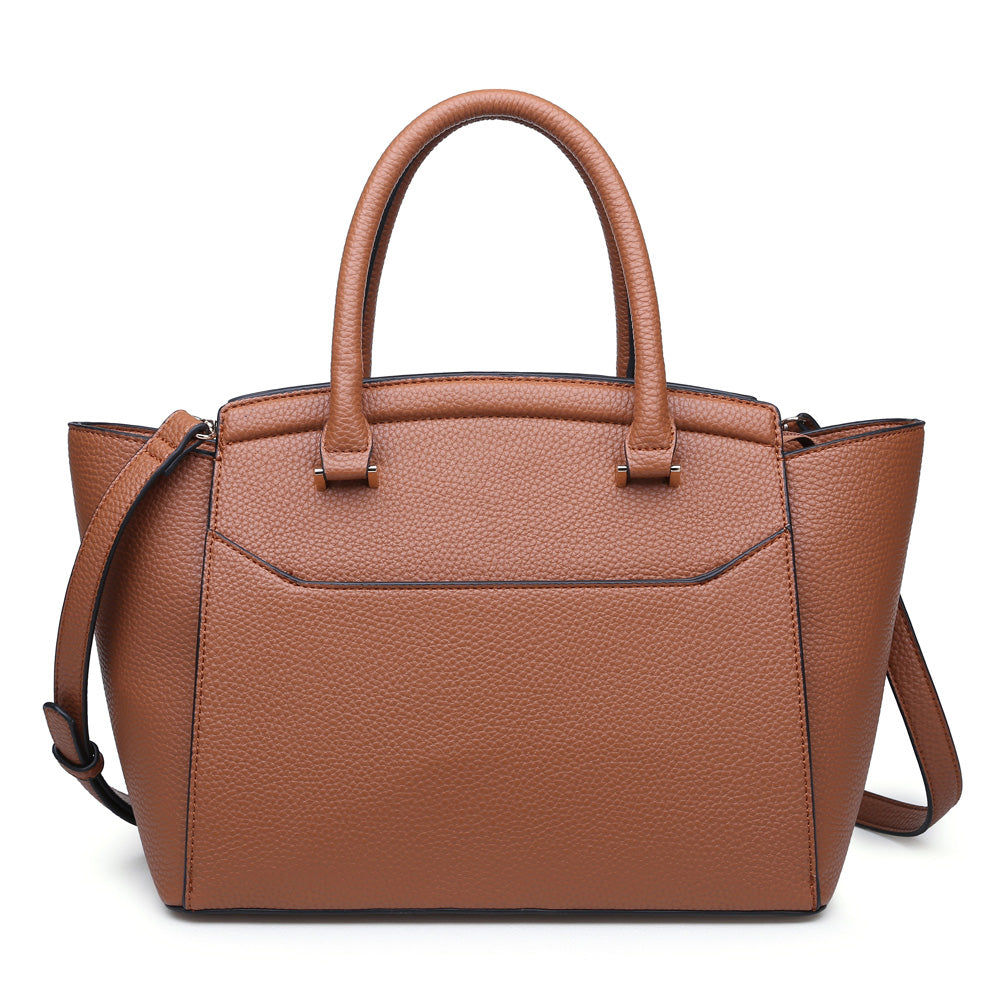 Product Image of Urban Expressions Langley Satchel NA-840611149602 View 1 | Tan