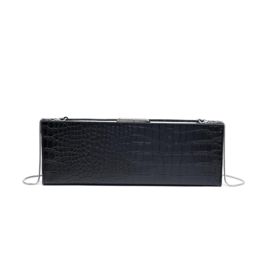 Urban Expressions Nazlee - Croc Clutch 840504212604 View 7 | Black