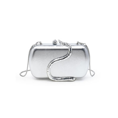 Urban Expressions Repuation Evening Bag 840504213045 View 1 | Silver