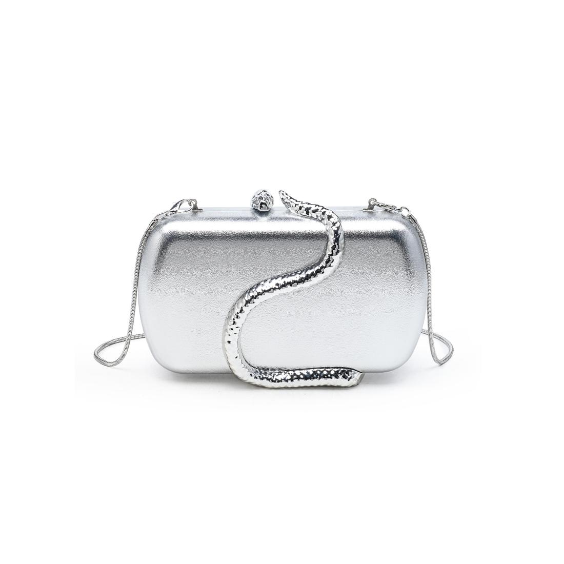 Urban Expressions Repuation Evening Bag 840504213045 View 1 | Silver