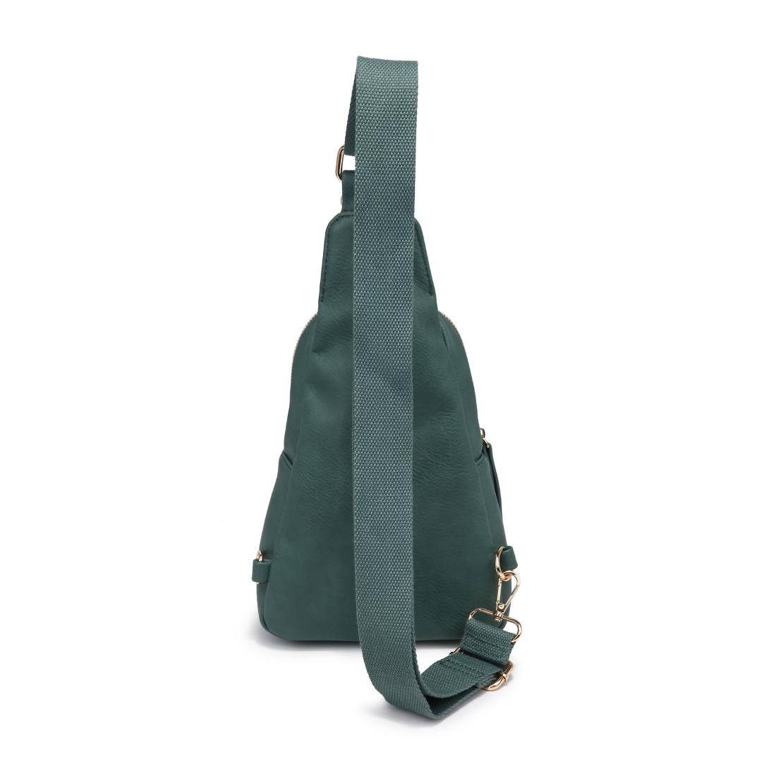 Product Image of Urban Expressions Strider Sling Backpack 840611198006 View 3 | Emerald
