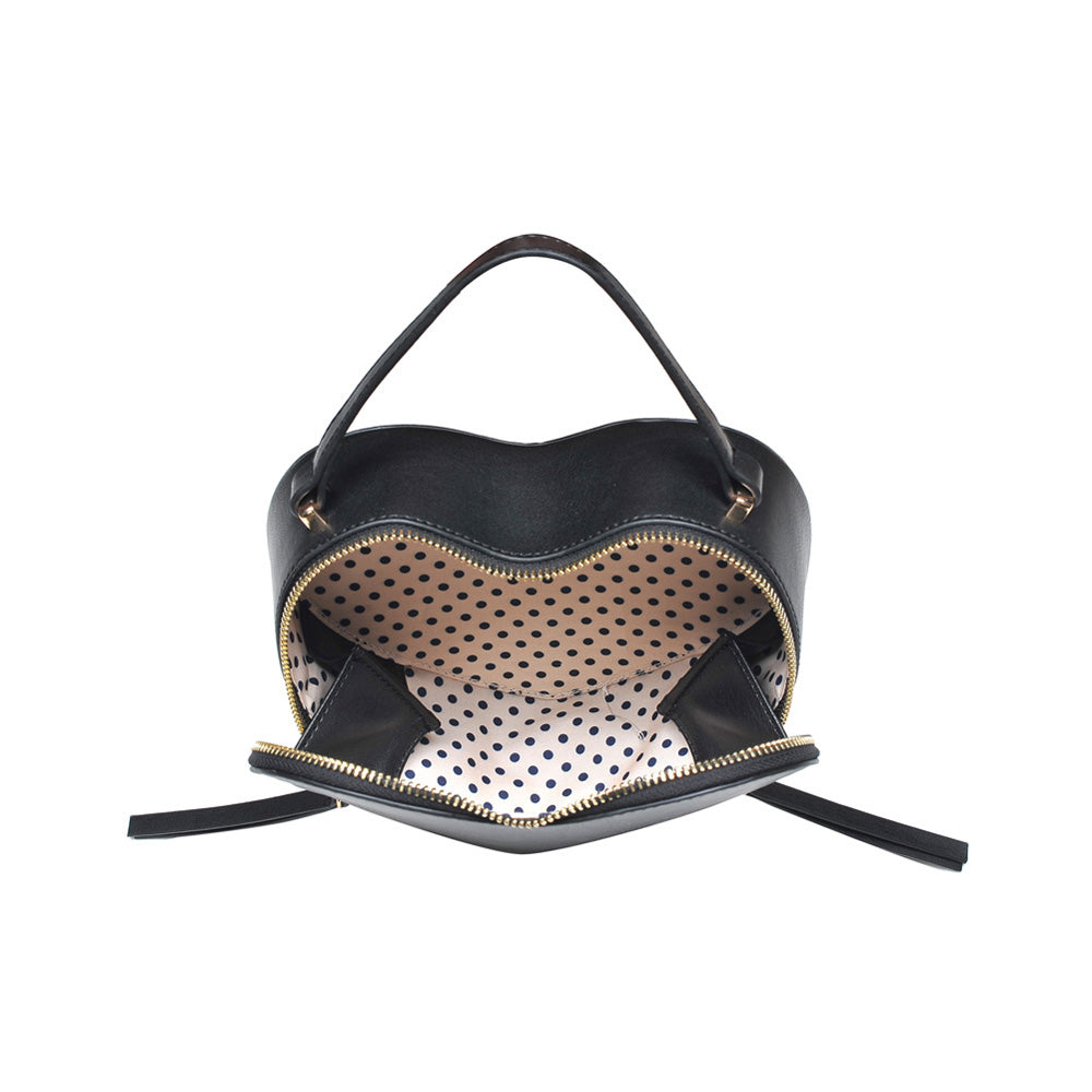 Product Image of Urban Expressions Amor Cosmetic Pouch NA-840611150097 View 4 | Black