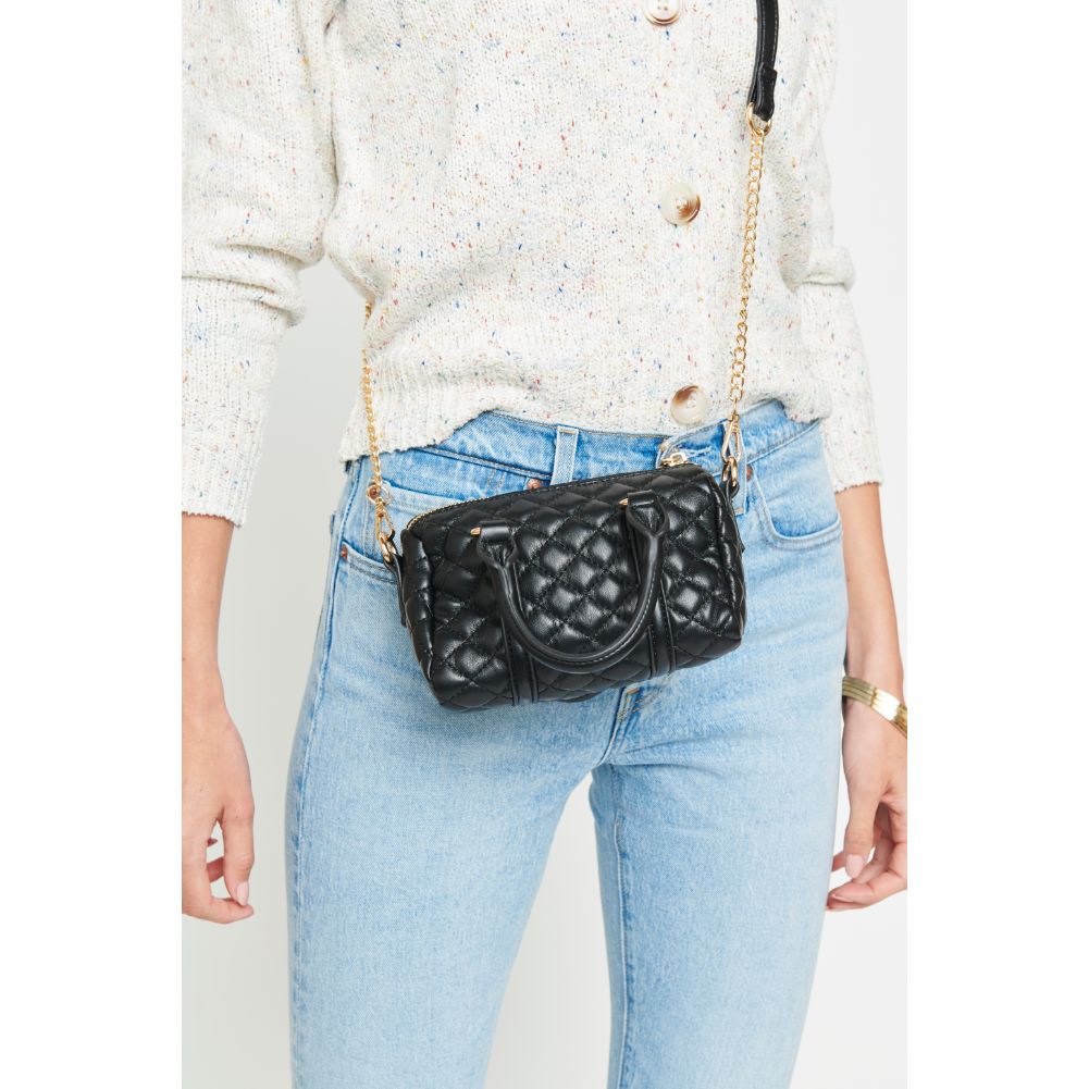 Woman wearing Black Urban Expressions Tisha Crossbody 840611175298 View 2 | Black