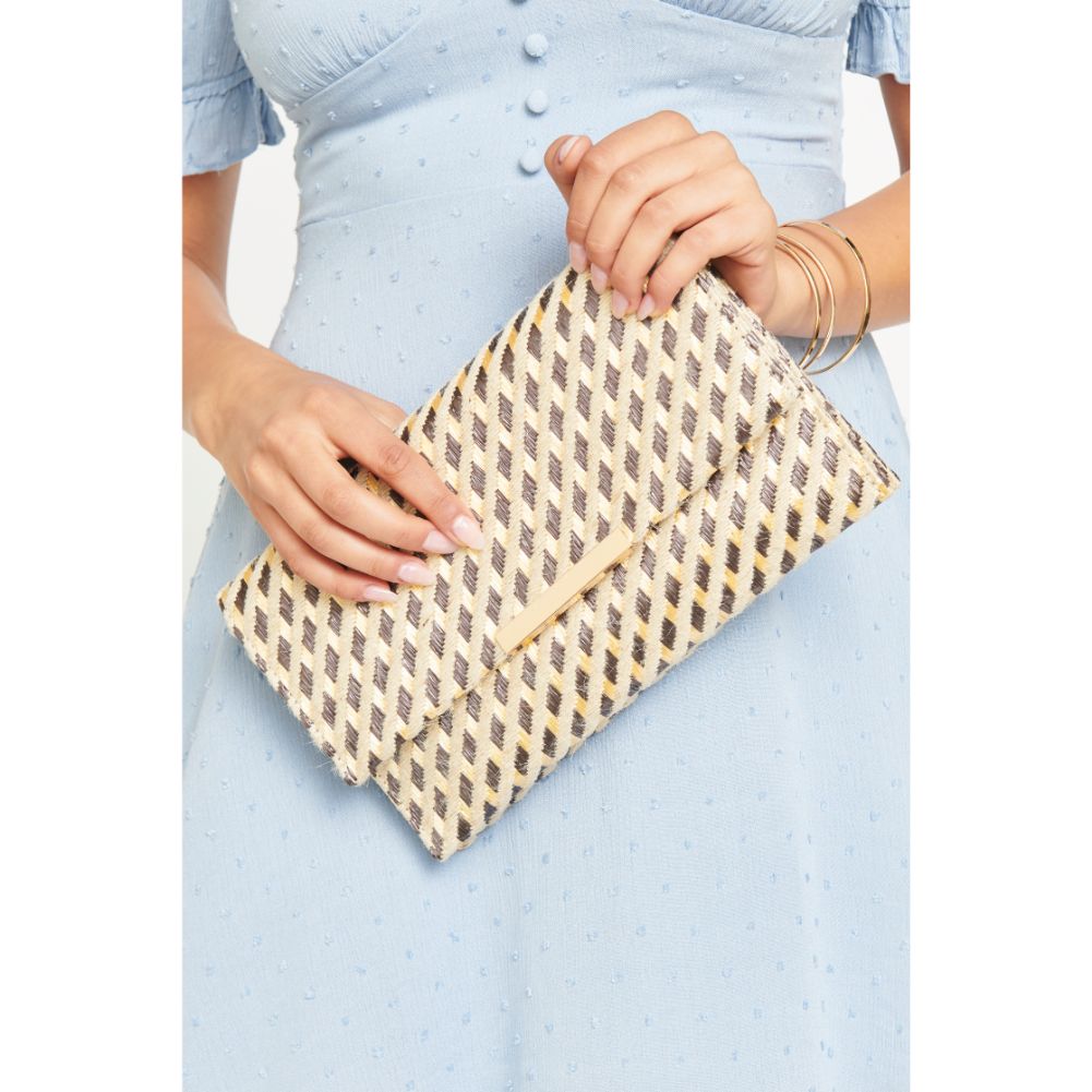 Woman wearing Natural Urban Expressions Isla Clutch NA-840611159885 View 1 | Natural