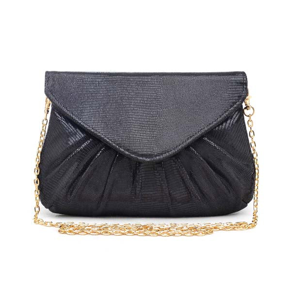 Product Image of Urban Expressions Lana Textured Clutch NA-840611119186 View 1 | Black