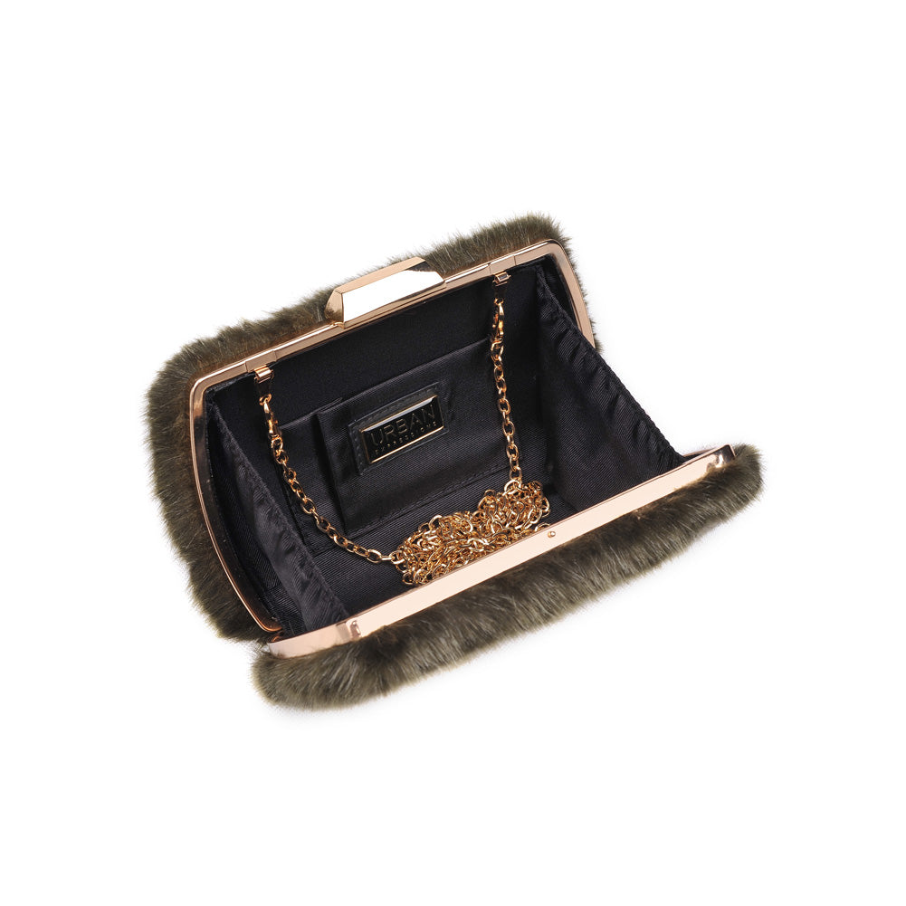 Product Image of Urban Expressions Giovanna Clutch NA-840611154262 View 4 | Olive