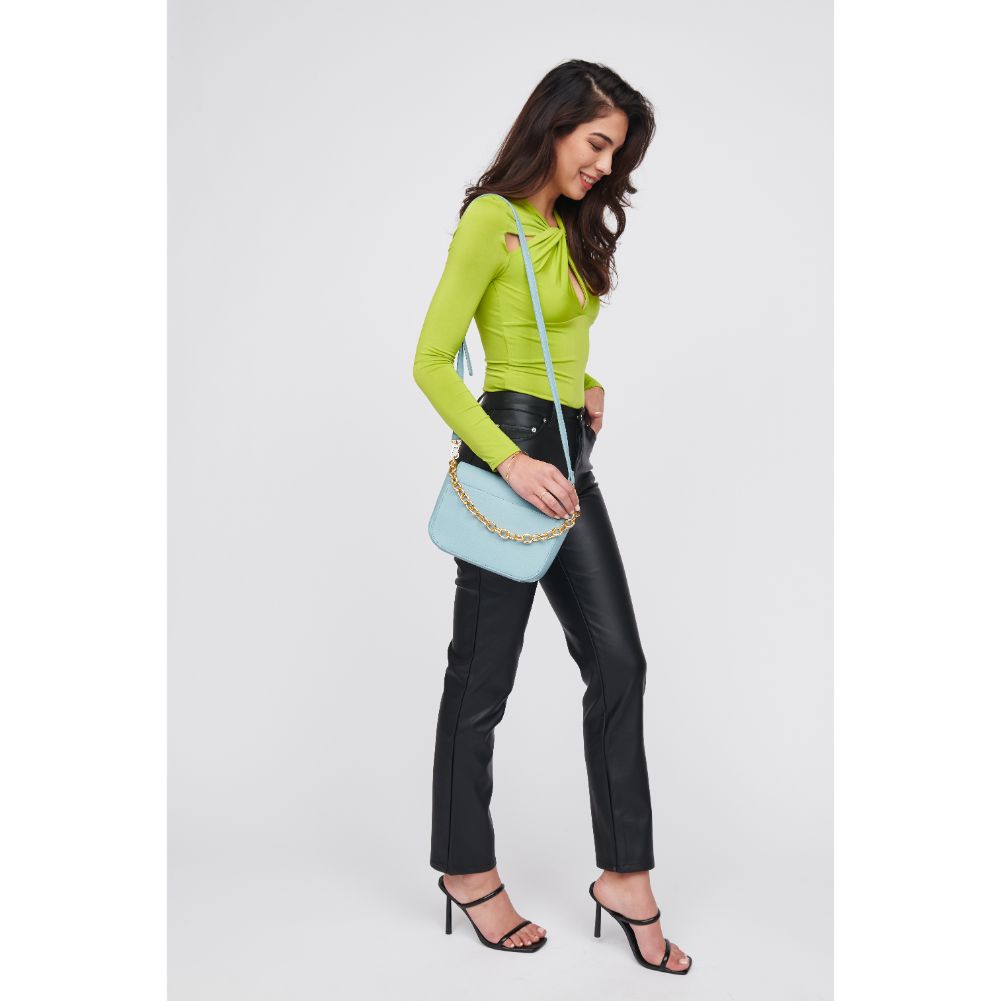 Woman wearing Sky Urban Expressions Rosamund Crossbody 818209019415 View 3 | Sky