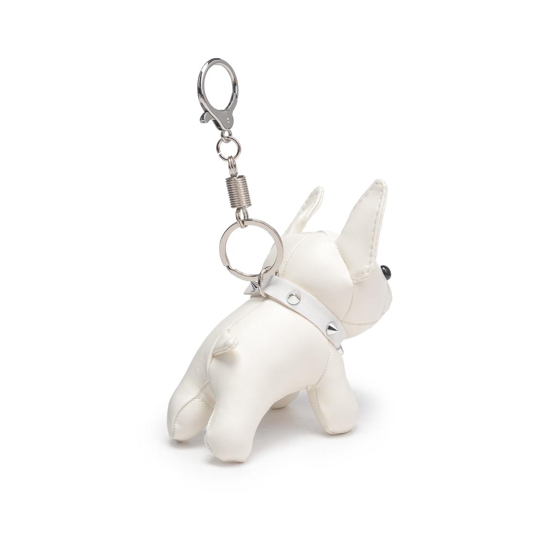 Product Image of Urban Expressions Laya Keychain Charm 840504201103 View 7 | White