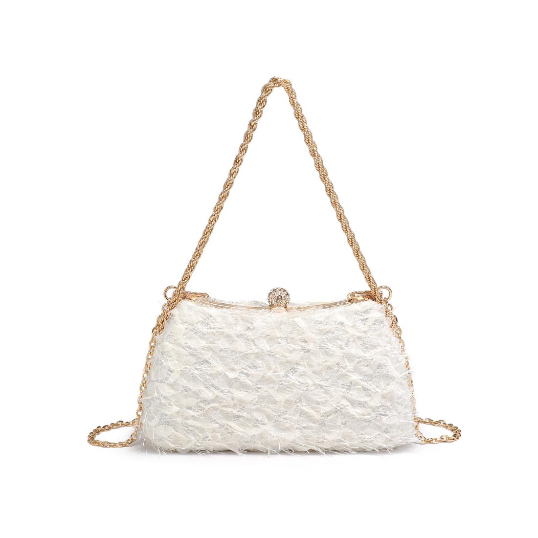 Product Image of Urban Expressions Maxi Evening Bag 840611198754 View 5 | Ivory