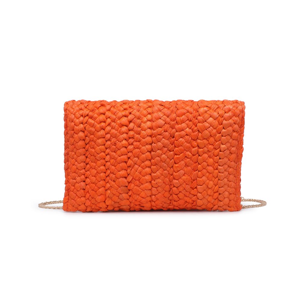 Woman wearing Orange Urban Expressions Aegean Clutch 840611100733 View 7 | Orange