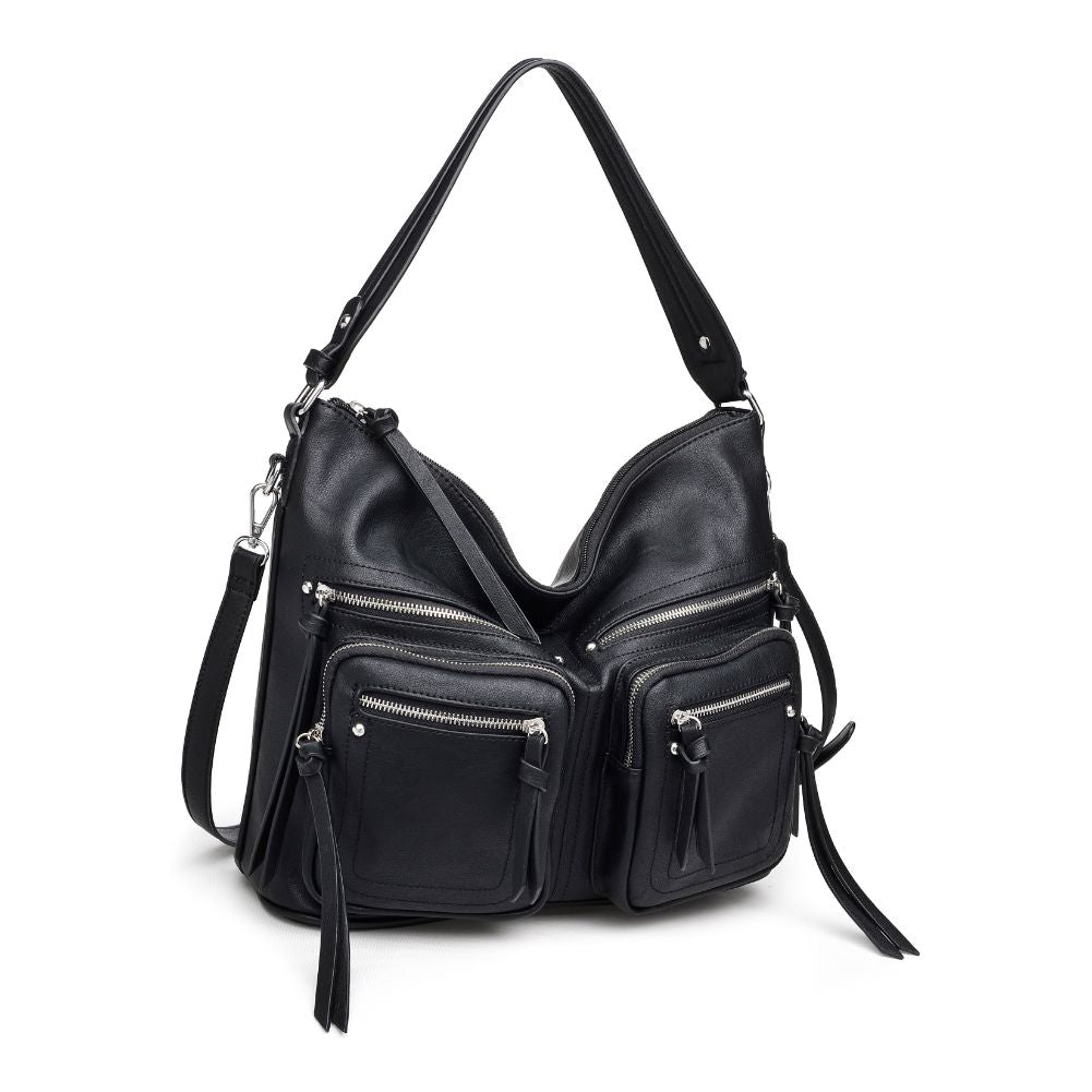 Product Image of Urban Expressions Barbara Hobo 840611164490 View 2 | Black