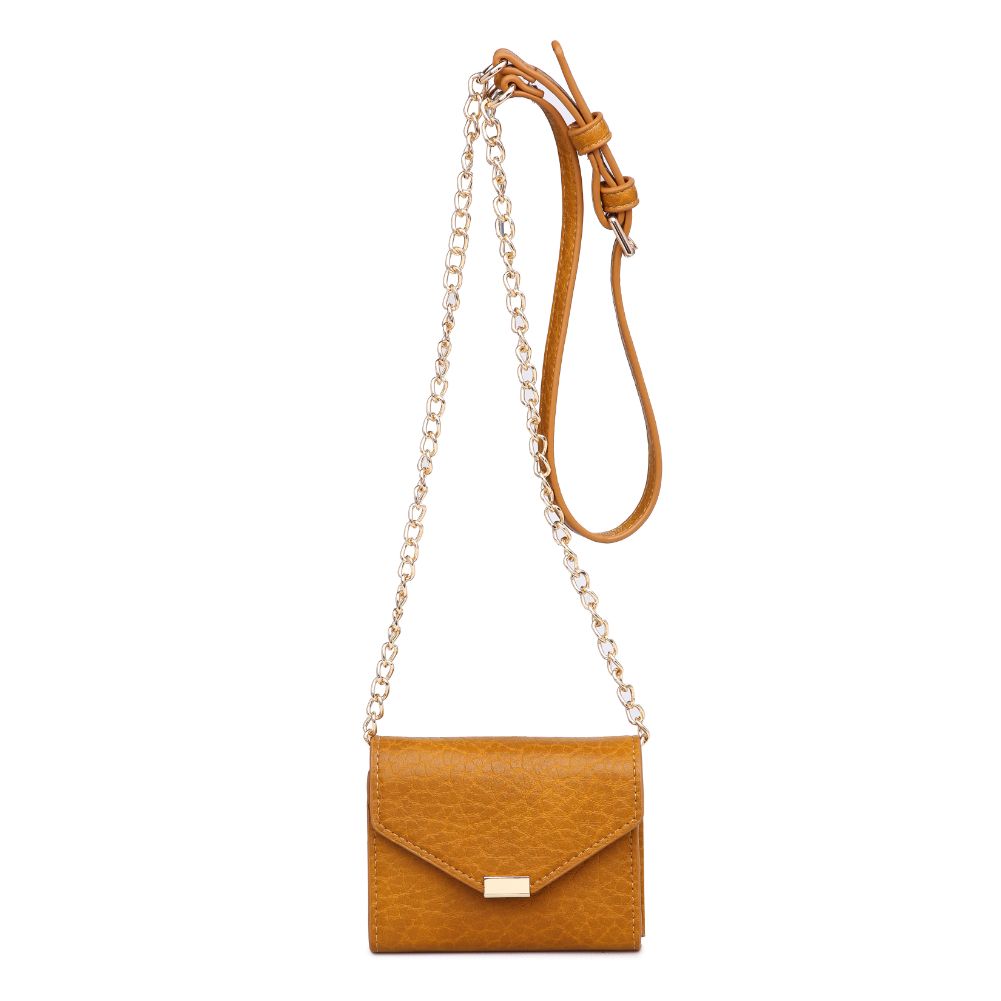 Product Image of Urban Expressions Jasmine Pebble Crossbody 840611165336 View 1 | Mustard