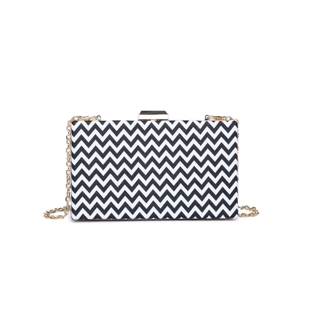 Product Image of Urban Expressions Malta Houndstooth Evening Bag NA-840611161062 View 3 | Houndstooth