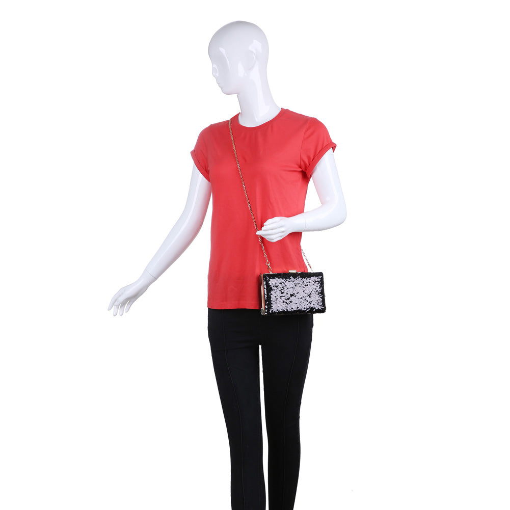 Product Image of Urban Expressions Diana Clutch NA-840611157232 View 5 | Silver