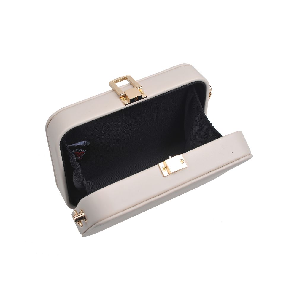 Product Image of Urban Expressions Gwen Evening Bag 840611173201 View 4 | Cream