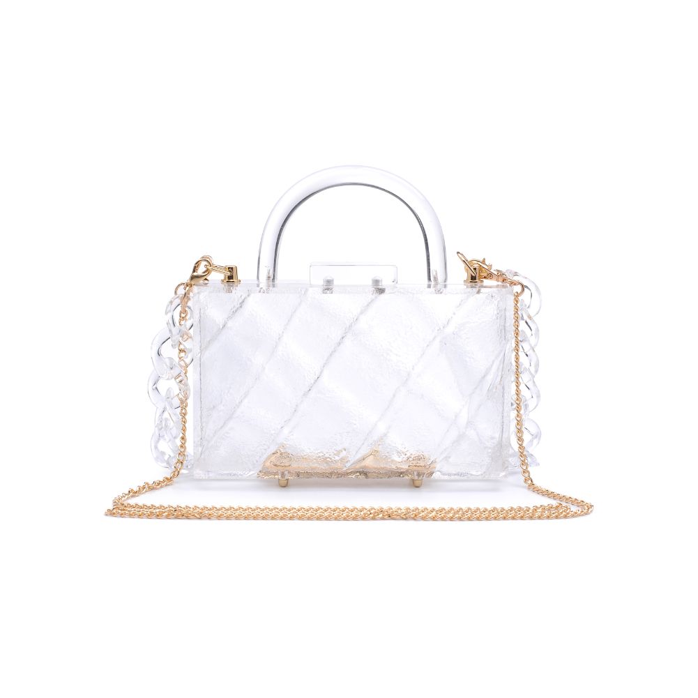 Product Image of Urban Expressions Diana Evening Bag 840611177308 View 7 | Clear