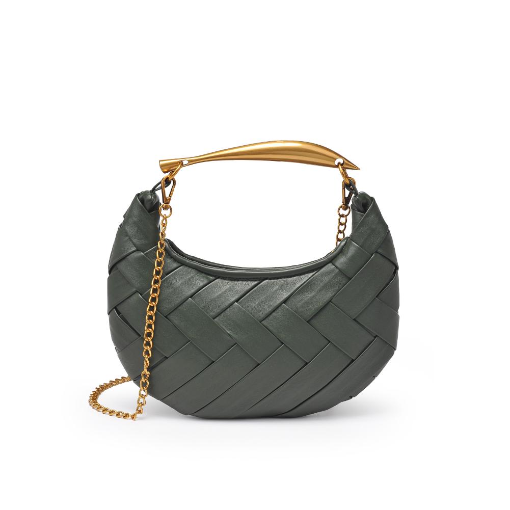 Woman wearing Olive Urban Expressions Ursula Crossbody 840611193759 View 7 | Olive