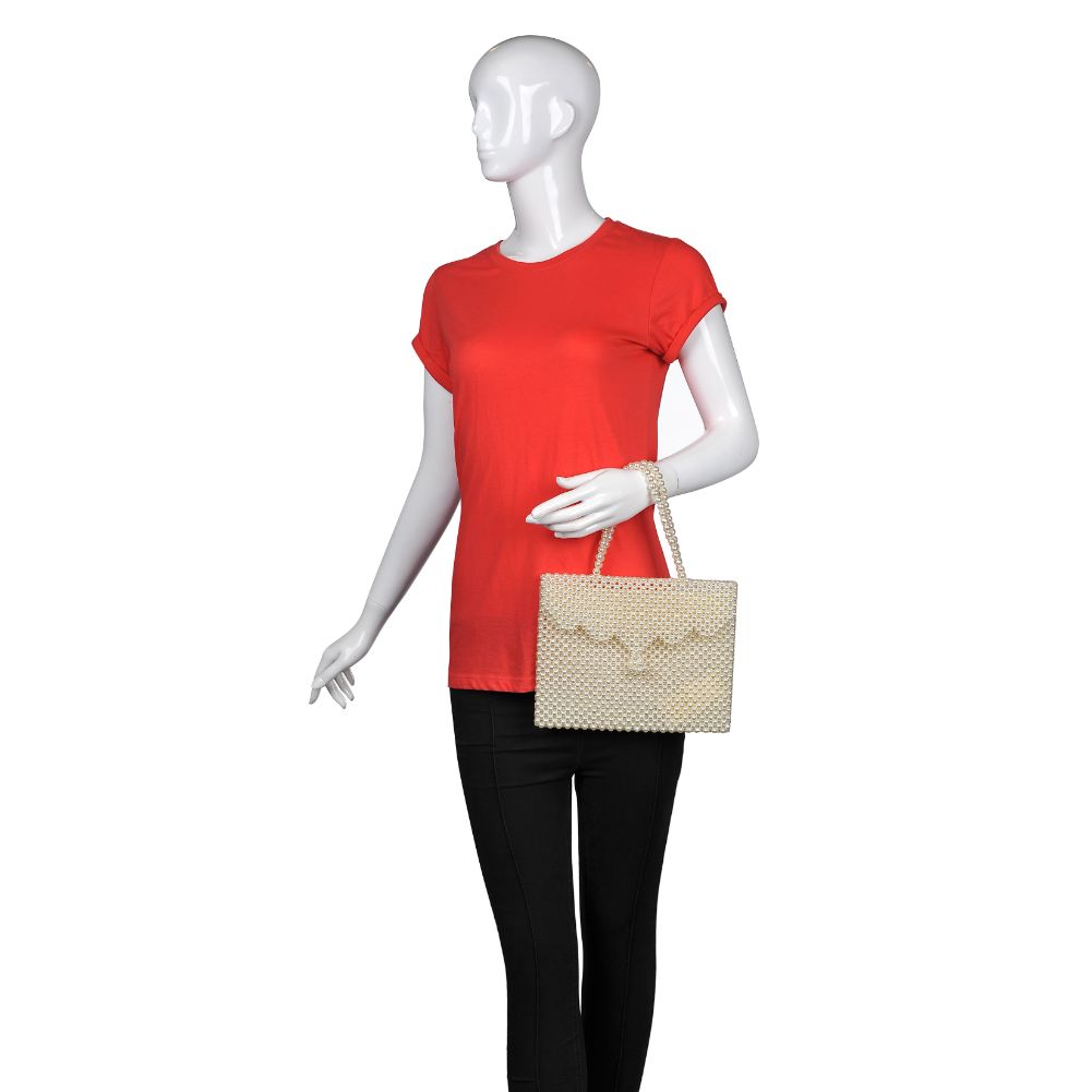 Product Image of Urban Expressions Naomi Evening Bag NA-840611163257 View 5 | Ivory