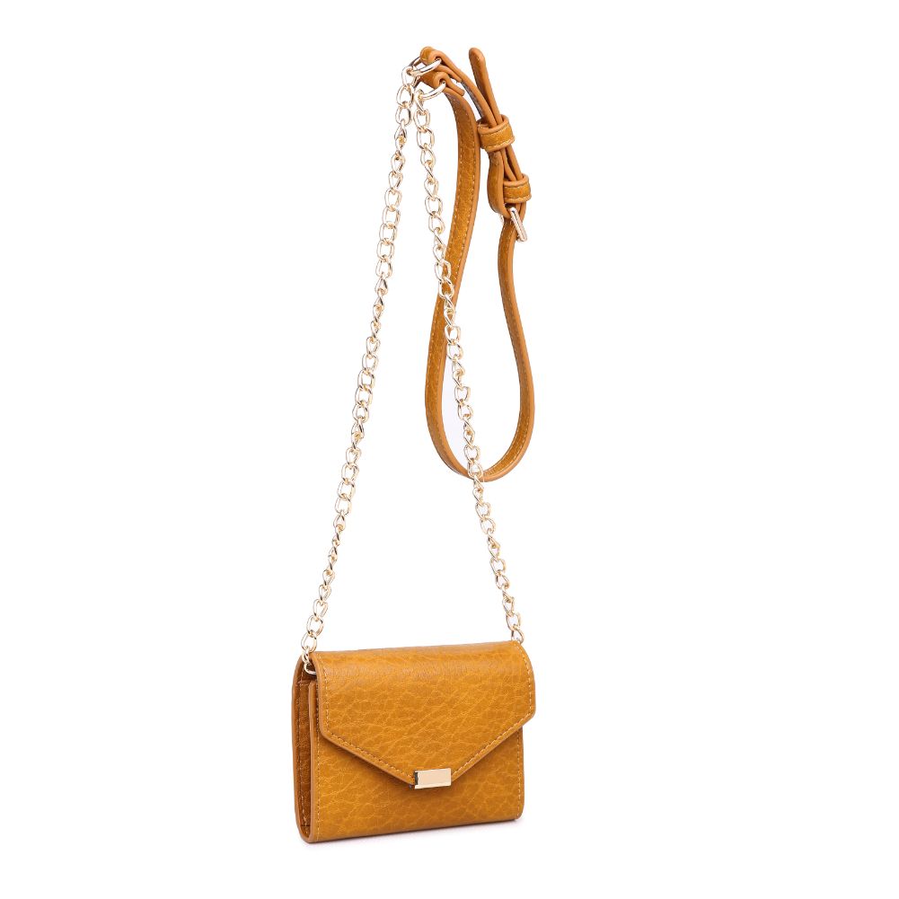 Product Image of Urban Expressions Jasmine Pebble Crossbody 840611165336 View 2 | Mustard