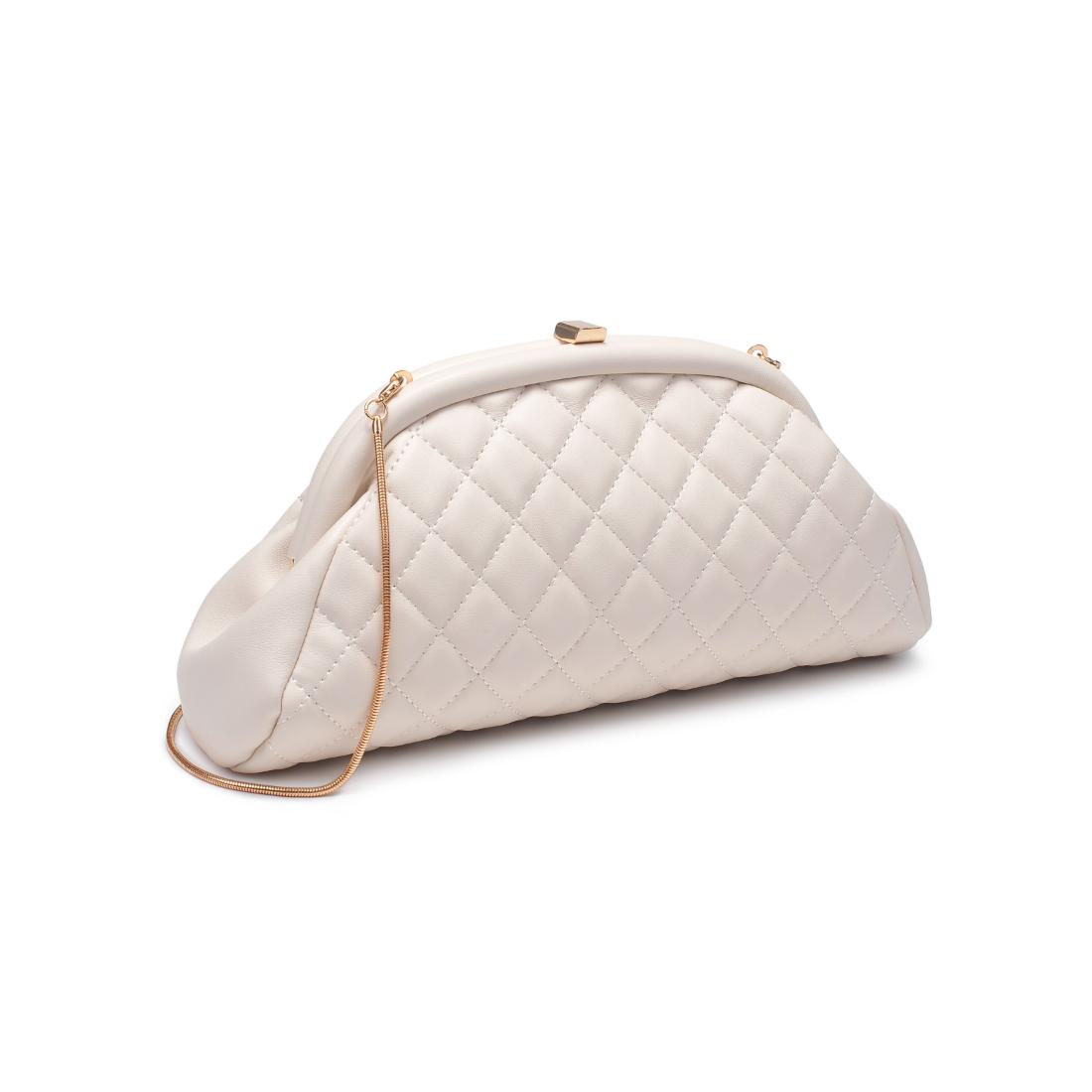 Product Image of Urban Expressions Ava - Quilted Clutch 840504200670 View 6 | Oatmilk