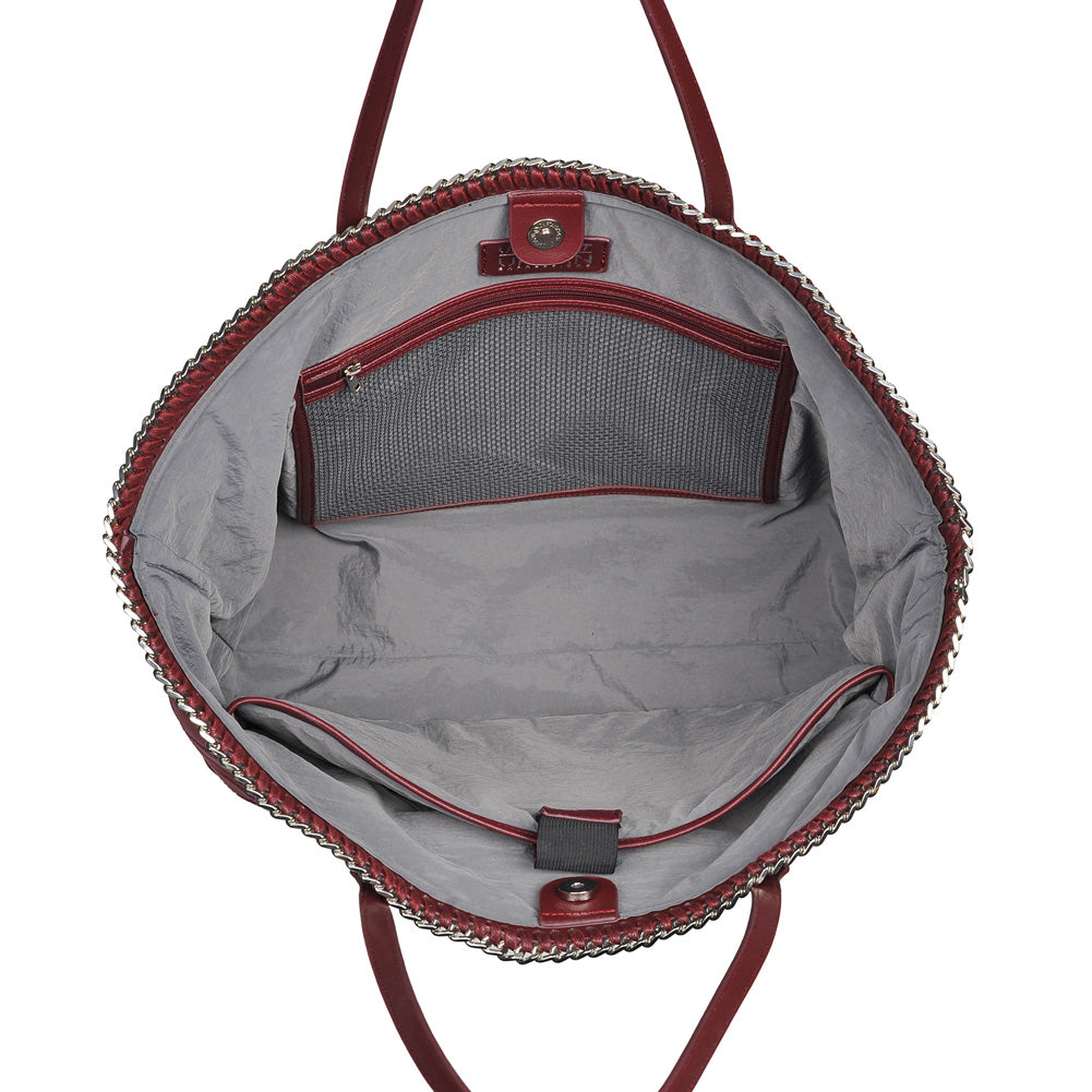 Product Image of Urban Expressions Rush Tote 840611156556 View 4 | Burgundy