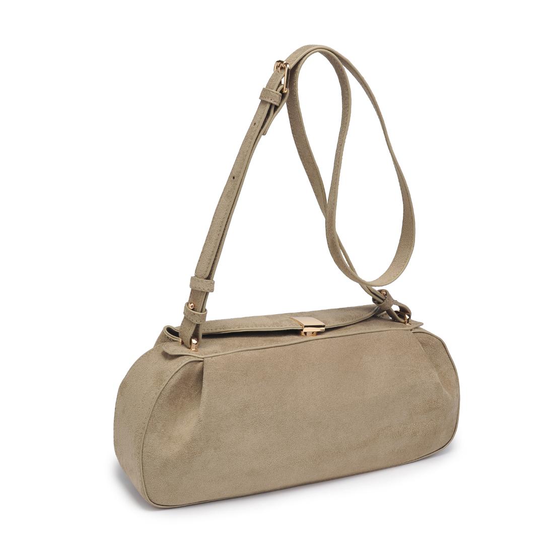 Woman wearing Sage Urban Expressions Lizzie Crossbody 840611199072 View 6 | Sage