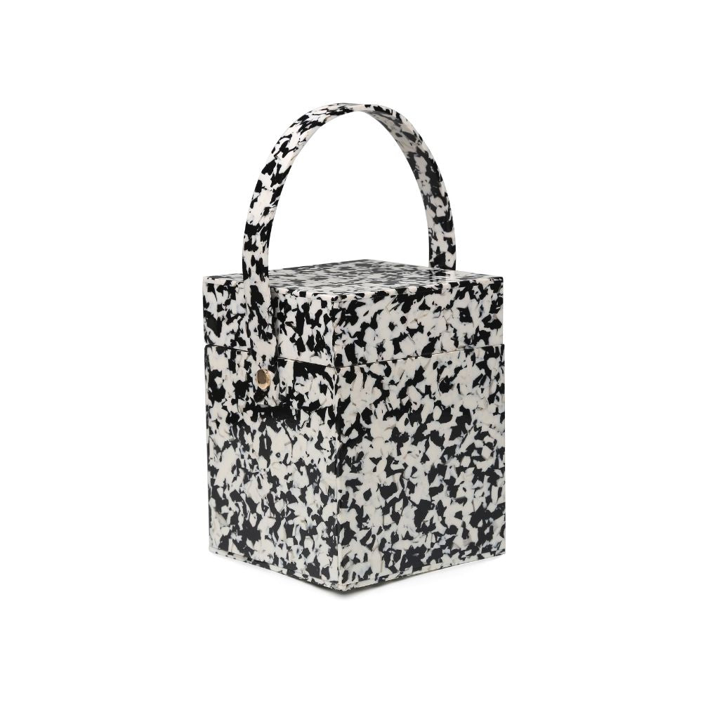 Product Image of Urban Expressions Sienna Evening Bag 840611165756 View 2 | Black White