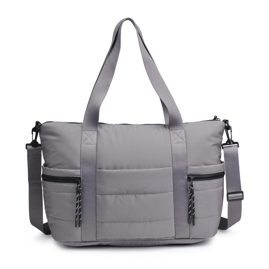 Woman wearing Grey Urban Expressions Jessi Tote 840611141163 View 7 | Grey