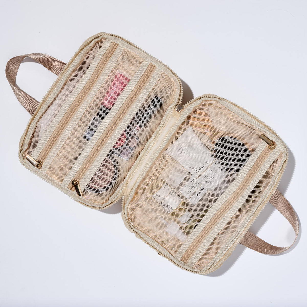 Woman wearing Cream Urban Essentials Cloud Cruiser v2 Travel Organizer 818209018586 View 2 | Cream