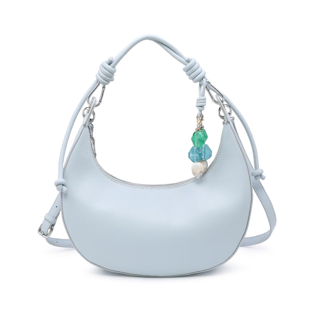 Woman wearing Blue Urban Expressions Emilia Hobo 840504206450 View 5 | Blue