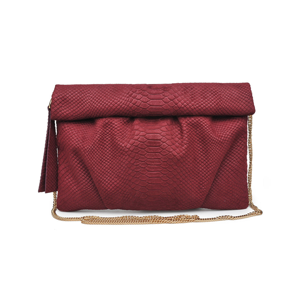 Product Image of Urban Expressions Natalia Clutch NA-840611150776 View 1 | Burgundy