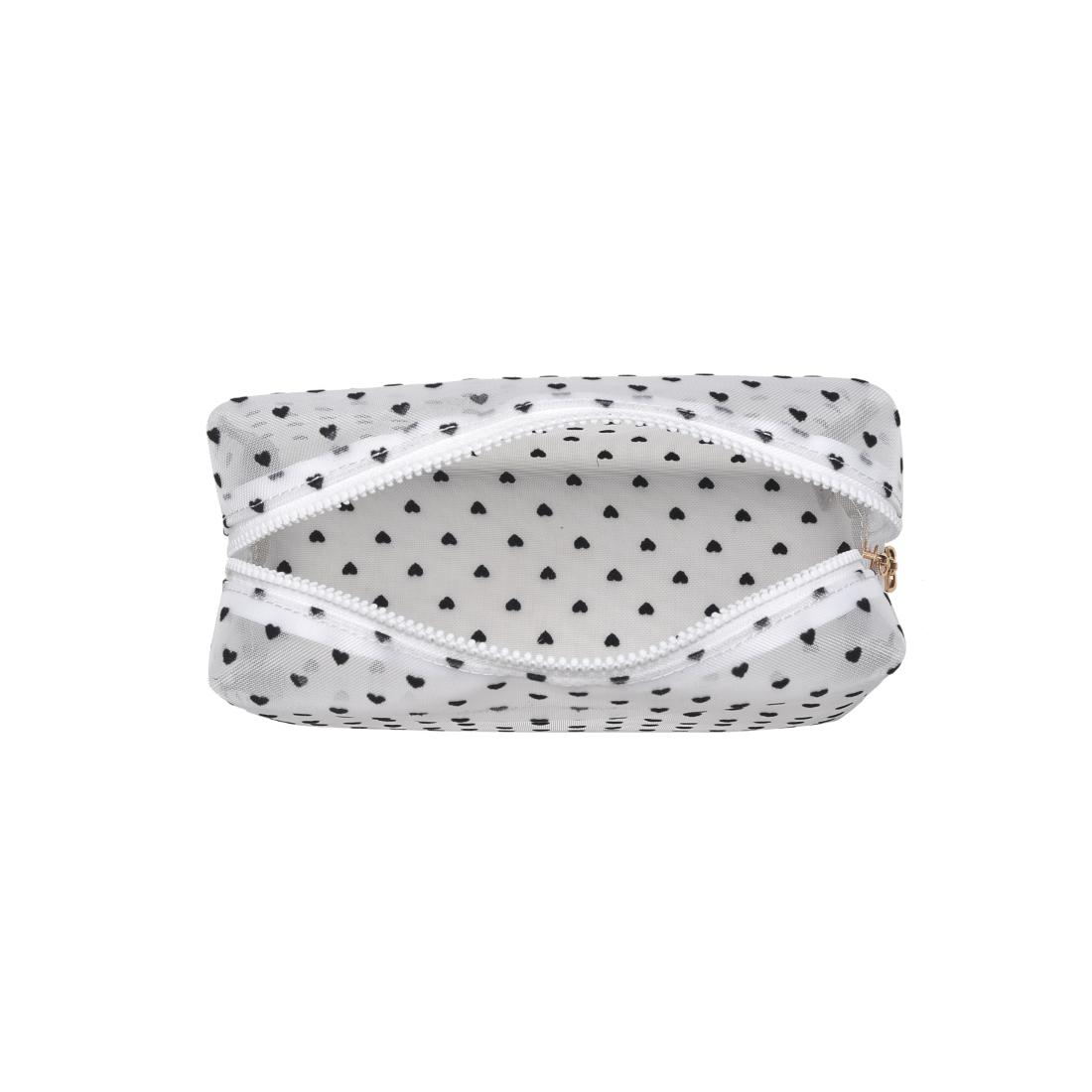 Urban Essentials See Through You Cosmetic & Travel Organizer Pouch 840611197054 View 8 | White