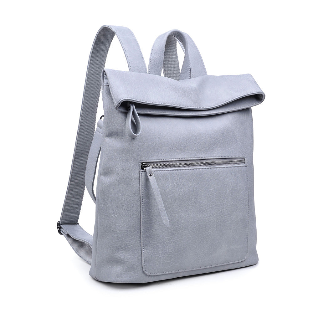 Urban Expressions Lennon Backpack 840611159441 View 6 | Dove Grey