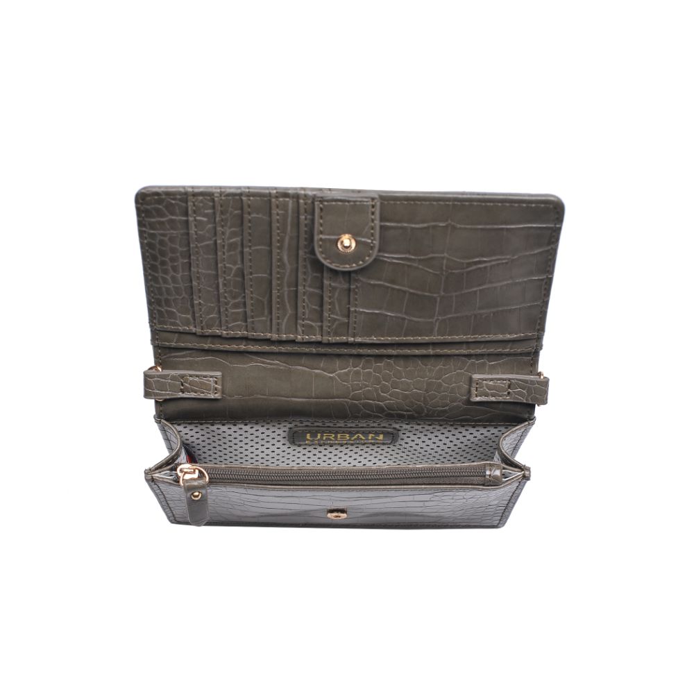 Product Image of Urban Expressions Emma Snake Crossbody 840611173911 View 4 | Olive